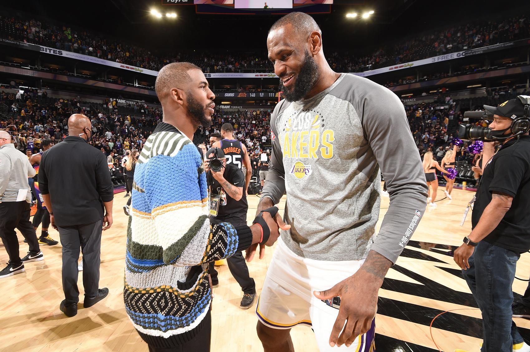 世俱杯-詹姆斯与NBA史上35.6%的球员同场竞技过 名列历史第一 保罗第二